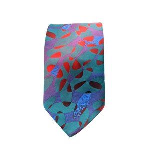 Wemlon Mens Tie Wash and Wear Business Accessory Restaurant Uniform Teal Clean